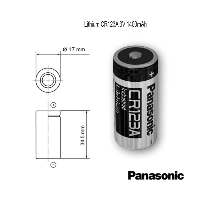 Panasonic CR123A 3V Litijumska Baterija – Pouzdana Energija za Vaše Uređaje