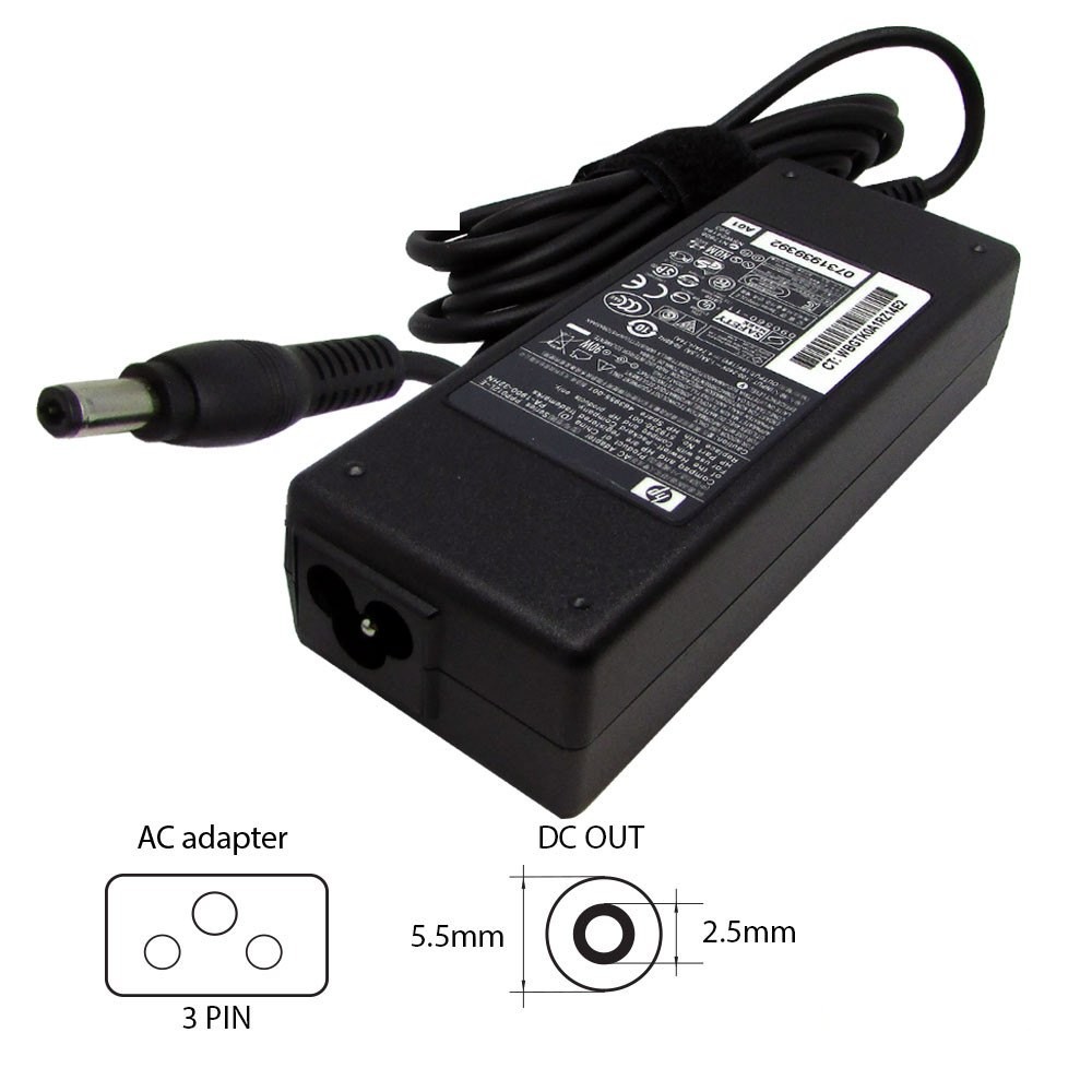 HP/Compaq 19V-4.74A (5.5×2.5) PPP012L-E laptop adapter