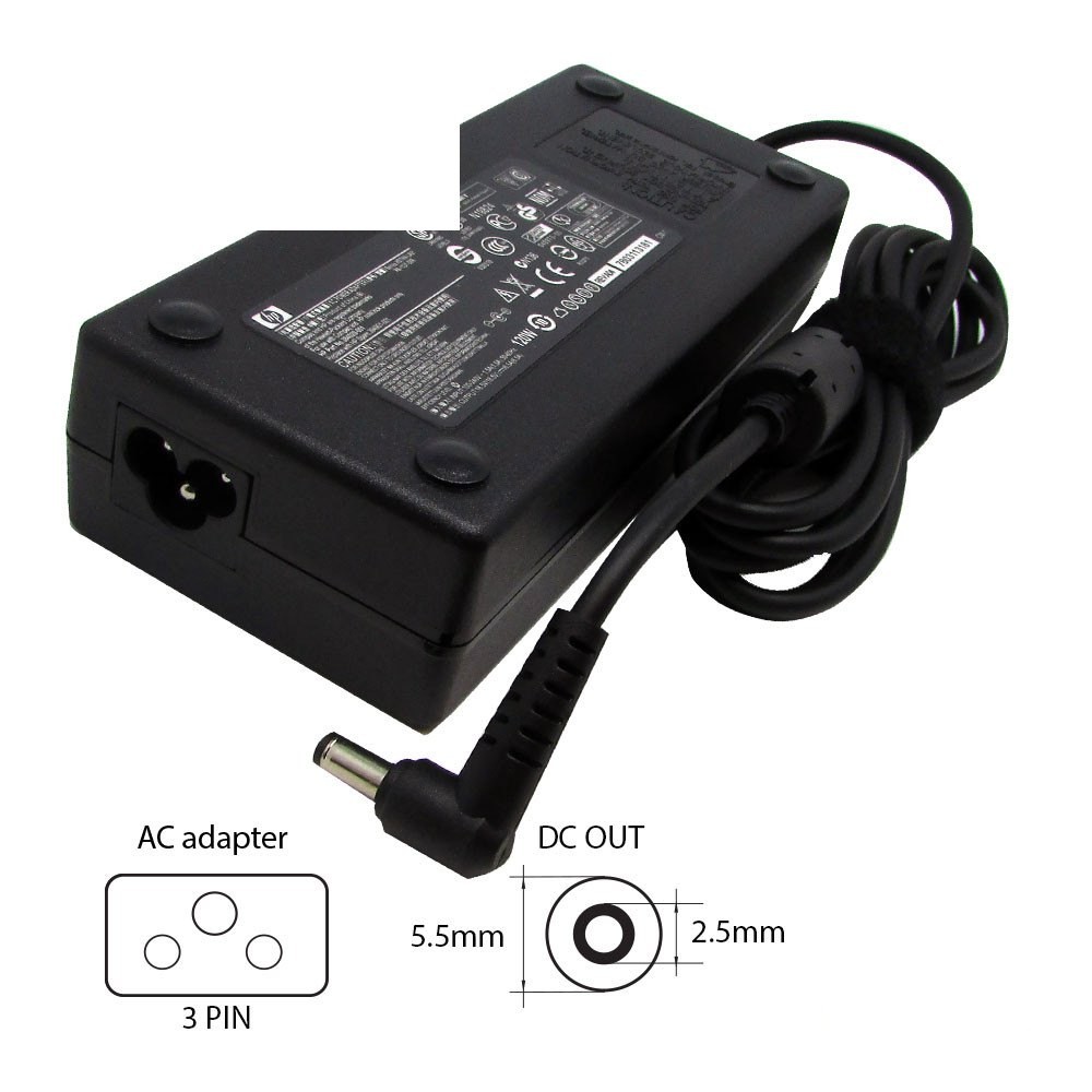 HP/Compaq 18.5V-6.5A (5.5×2.5) 120W-HP07 laptop adapter