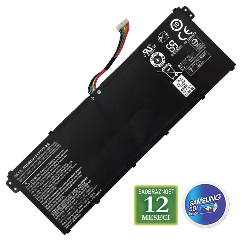 Baterija za laptop ACER Aspire ES1-111 / AC14B18J  11.4V 35Wh