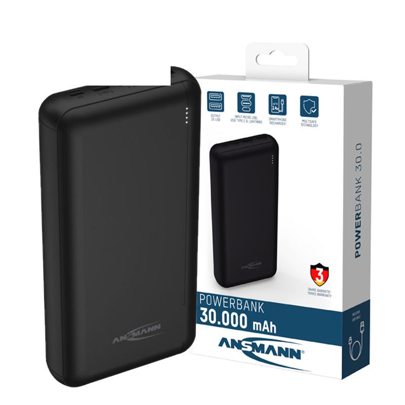 Powerbank 30000mAh PB212 - ANSMANN