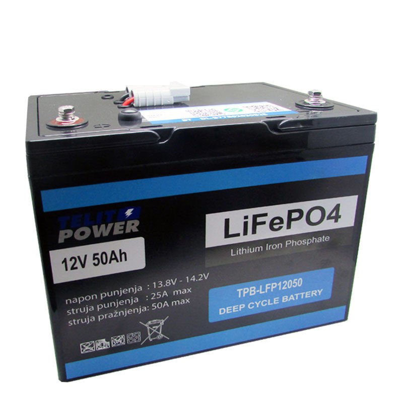 Akumulator sa Bluetooth konkecijom 12V 50Ah TPB-LFP12050 LiFePO4