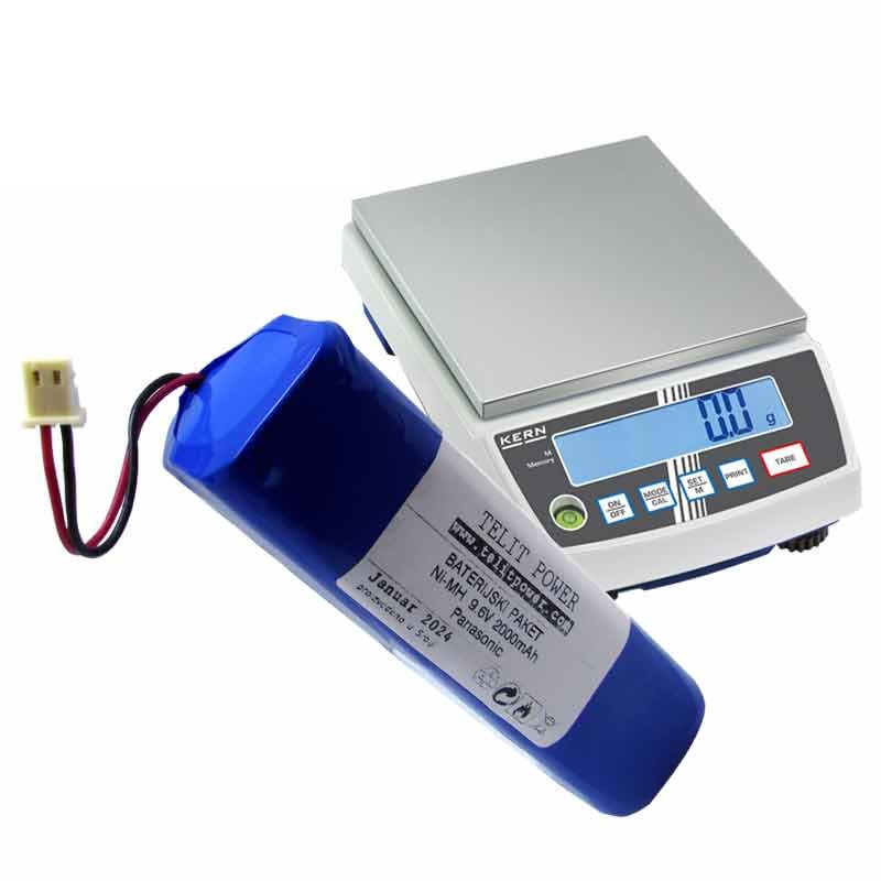 Baterija NIMH 9.6V 2000mAh za vagu KERN PCB-1000-1, PCB-A01