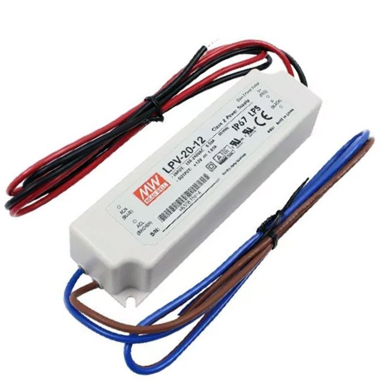 Mean Well LPV-20-12 LED napajanje – 20W, 12V DC, IP67, vodootporno
