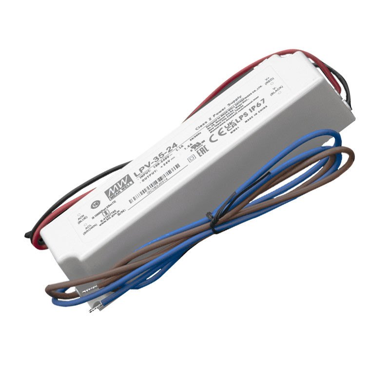 Mean Well LPV-35-24 LED napajanje – 36W, 24V DC, IP67 vodootporno kućište