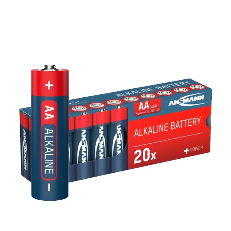 Alkalna baterija 1.5V LR6 (AA) ANSMANN - BOX pakovanje 20 kom (cena-komad)