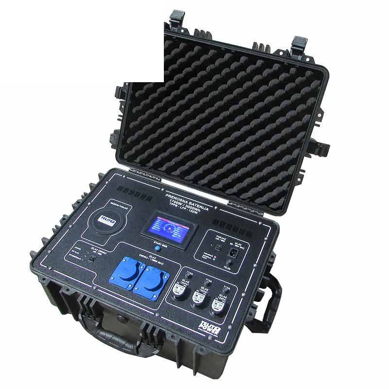 Prenosna baterija 1700W / 2760Wh TPPB-LFP-12230 - u zaštitnom koferu