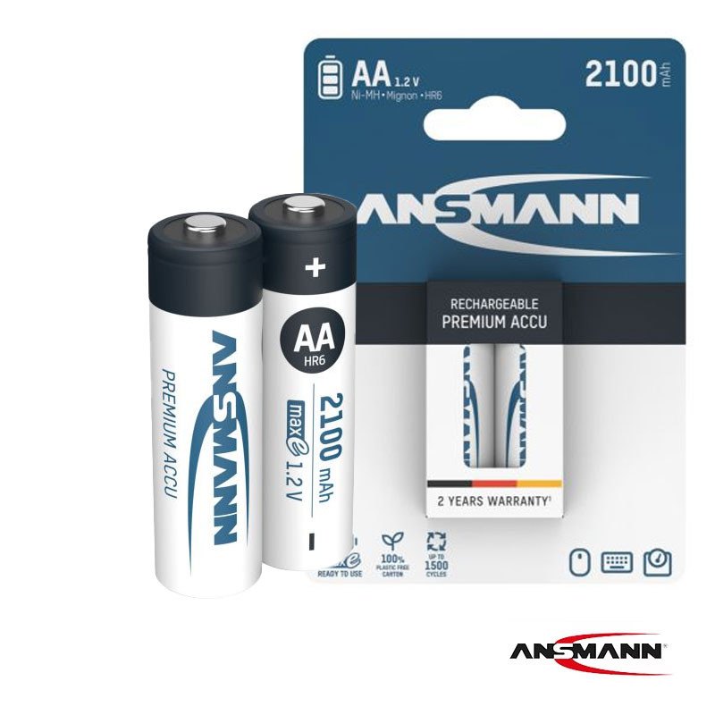 Ansmann AA 2100mAh NiMH punjiva baterija – maxE tehnologija