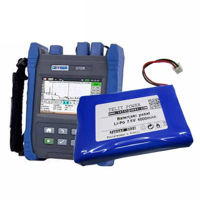 Zamenska baterija za DEVISER AE1001 Li-PO 7.4V 4000mAh – pouzdana energija