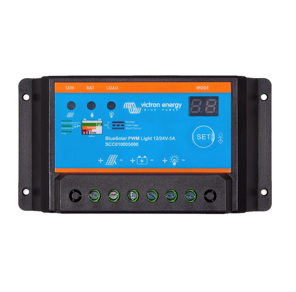 Victron BlueSolar PWM-Light 12/24V-5A – Solarni regulator punjenja