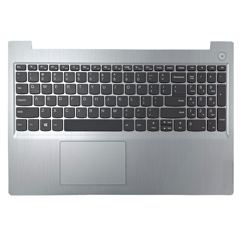 Palmrest (C Cover) sa tastaturom za laptop Lenovo Ideapad 3-15IIL05 silver