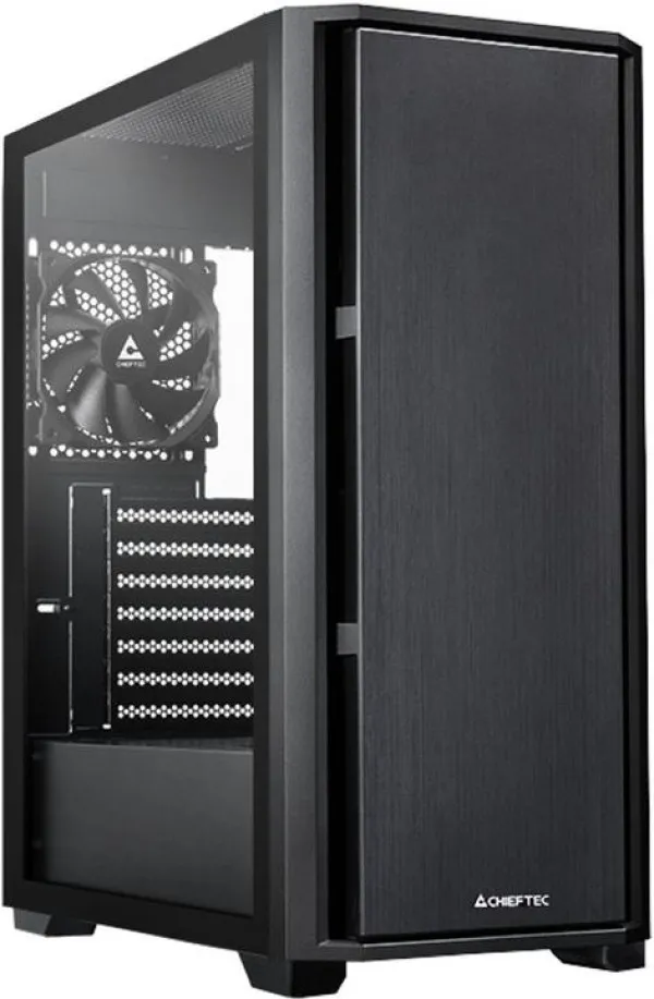 Kuciste Chieftec Pro Midi , Glass, 1x120mm TG AS-02B-TG-OP