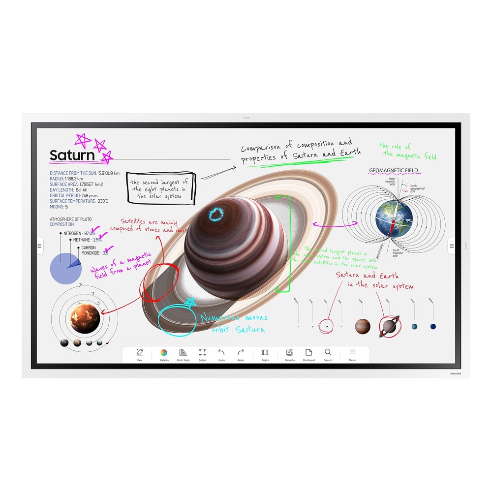 Interaktivni ekran 55" Samsung Flip Pro LH55WMBWBGC VA 4K UHD/Tizen 6.5/60Hz/8ms